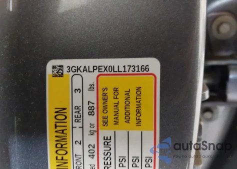 2020 GMC Terrain Fwd Slt из США, поврежденный, VIN 3GKALPEX0LL173166